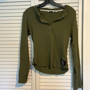 CALVIN KLEIN Green shirt